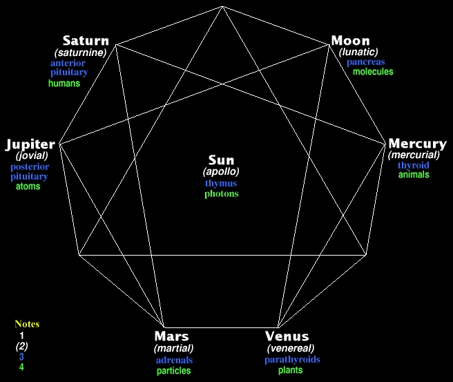 (image of enneagram with types located. following notes refer to image)